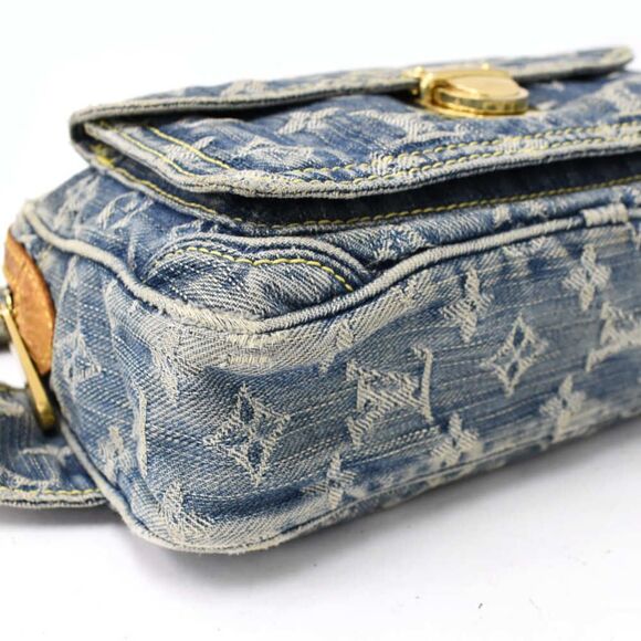 Louis Vuitton Bum Bag Body Bag Monogram Denim Blue - Picture 6 of 8